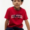 T-shirt com grafismo Hilfiger para criança T-shirt com grafismo Hilfiger para criança