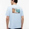 T-shirt com gráfico da costa T-shirt com gráfico da costa