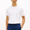 T-shirt com gráfico de palmeira nas costas T-shirt com gráfico de palmeira nas costas