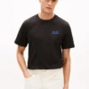 T-shirt com gráfico de palmeira nas costas T-shirt com gráfico de palmeira nas costas