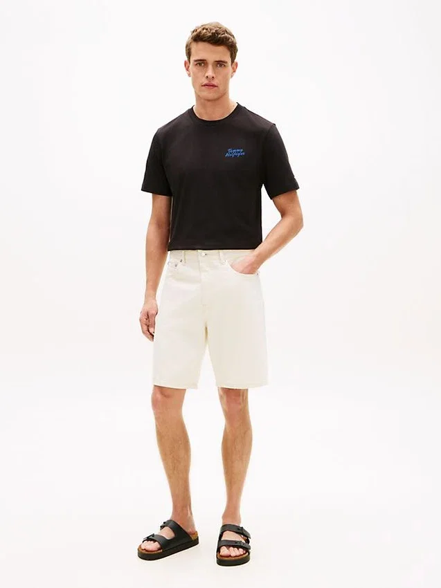 T-shirt com gráfico de palmeira nas costas T-shirt com gráfico de palmeira nas costas