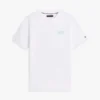 T-shirt com gráfico de palmeira nas costas T-shirt com gráfico de palmeira nas costas