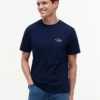 T-shirt com gráfico náutico nas costas T-shirt com gráfico náutico nas costas