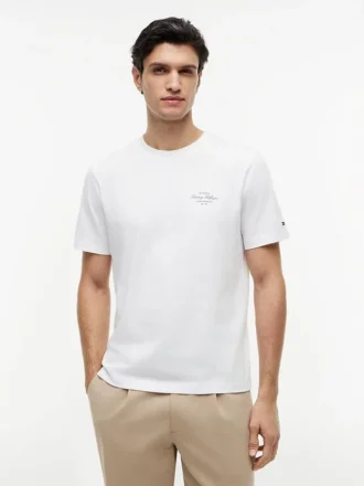 T-shirt com gráfico náutico nas costas