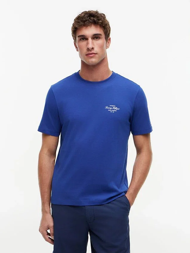 T-shirt com gráfico náutico nas costas T-shirt com gráfico náutico nas costas