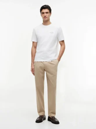 T-shirt com gráfico náutico nas costas