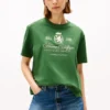 T-shirt com logótipo bordado T-shirt com logótipo bordado