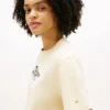 T-shirt com logótipo bordado do clube