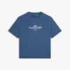 T-shirt com logótipo bordado do clube T-shirt com logótipo bordado do clube