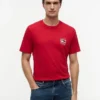 T-shirt com logótipo Box Flag T-shirt com logótipo Box Flag
