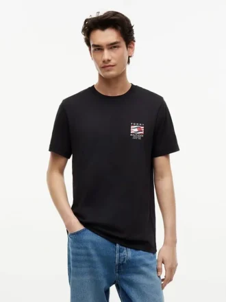 T-shirt com logótipo Box Flag