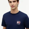 T-shirt com logótipo Box Flag T-shirt com logótipo Box Flag
