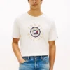 T-shirt com logótipo Circle Flag T-shirt com logótipo Circle Flag