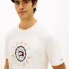 T-shirt com logótipo Circle Flag T-shirt com logótipo Circle Flag
