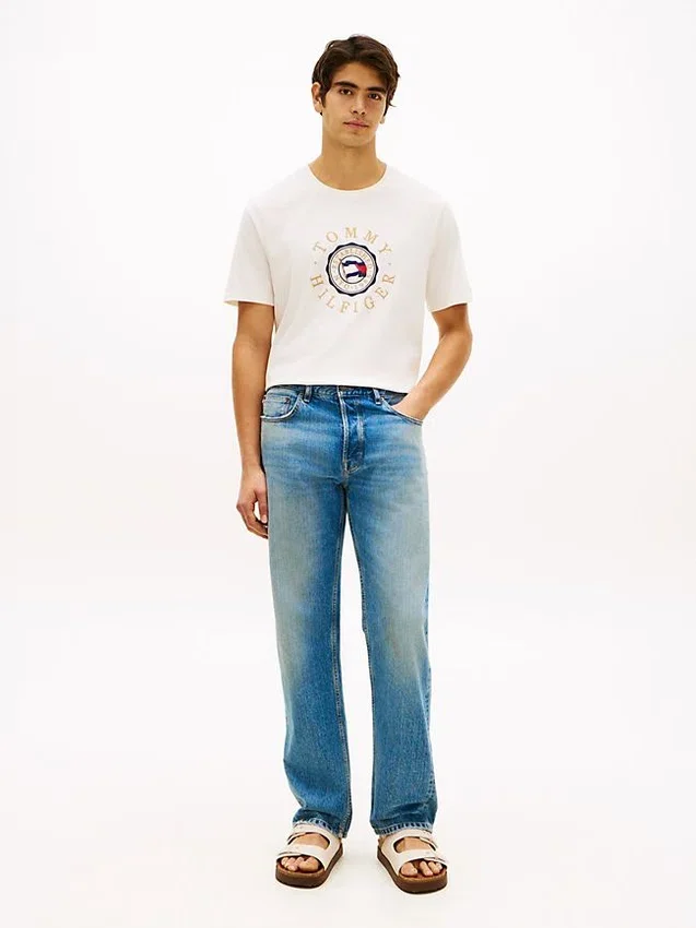 T-shirt com logótipo Circle Flag T-shirt com logótipo Circle Flag