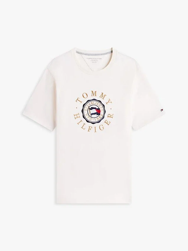 T-shirt com logótipo Circle Flag T-shirt com logótipo Circle Flag