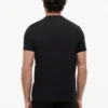 T-shirt com logótipo da bandeira bordado T-shirt com logótipo da bandeira bordado