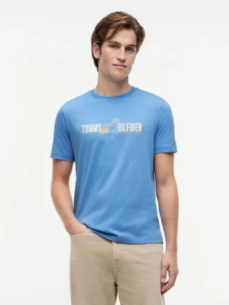 T-shirt com logótipo da bandeira Cabana