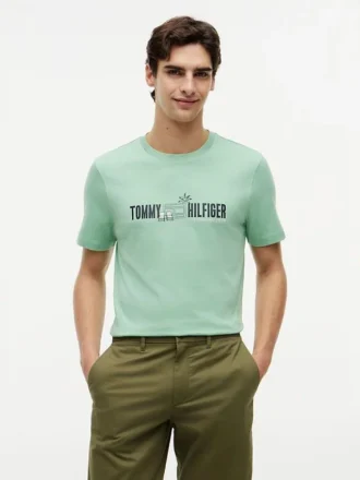 T-shirt com logótipo da bandeira Cabana