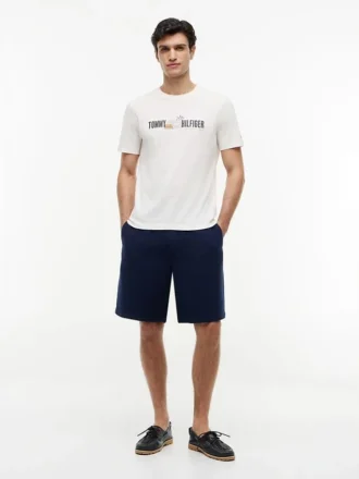 T-shirt com logótipo da bandeira Cabana