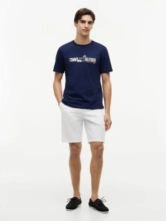 T-shirt com logótipo da bandeira Cabana
