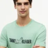 T-shirt com logótipo da bandeira Cabana T-shirt com logótipo da bandeira Cabana