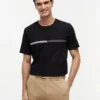 T-shirt com logótipo da bandeira em tons T-shirt com logótipo da bandeira em tons