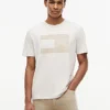 T-shirt com logótipo da bandeira em tons T-shirt com logótipo da bandeira em tons