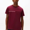 T-shirt com logótipo da bandeira em tons T-shirt com logótipo da bandeira em tons