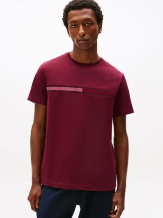 T-shirt com logótipo da bandeira em tons T-shirt com logótipo da bandeira em tons