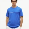 T-shirt com logótipo da bandeira em tons T-shirt com logótipo da bandeira em tons