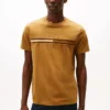 T-shirt com logótipo da bandeira em tons T-shirt com logótipo da bandeira em tons