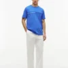 T-shirt com logótipo da bandeira em tons T-shirt com logótipo da bandeira em tons