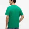 T-shirt com logótipo de bandeira grande T-shirt com logótipo de bandeira grande