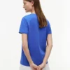 T-shirt com logótipo de bandeira grande