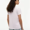 T-shirt com logótipo de bandeira grande