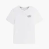 T-shirt com logótipo de bandeira ondulada nas costas T-shirt com logótipo de bandeira ondulada nas costas