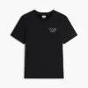 T-shirt com logótipo de bandeira ondulada nas costas T-shirt com logótipo de bandeira ondulada nas costas