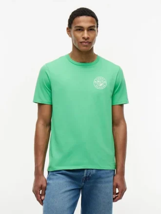 T-shirt com logótipo de palmeira
