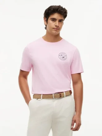 T-shirt com logótipo de palmeira