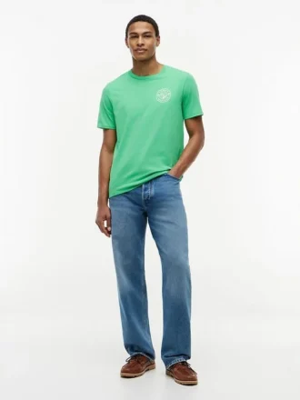 T-shirt com logótipo de palmeira