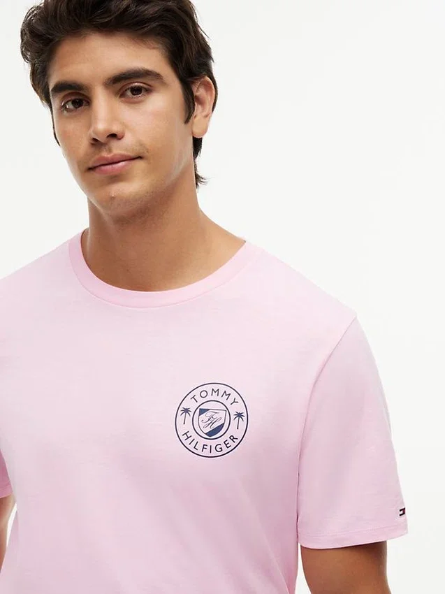 T-shirt com logótipo de palmeira T-shirt com logótipo de palmeira