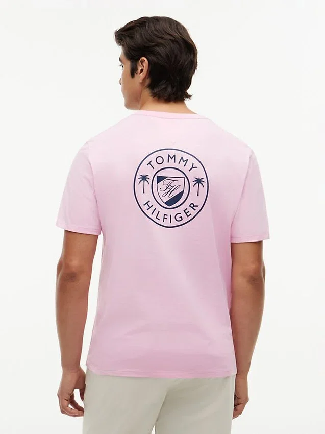 T-shirt com logótipo de palmeira T-shirt com logótipo de palmeira