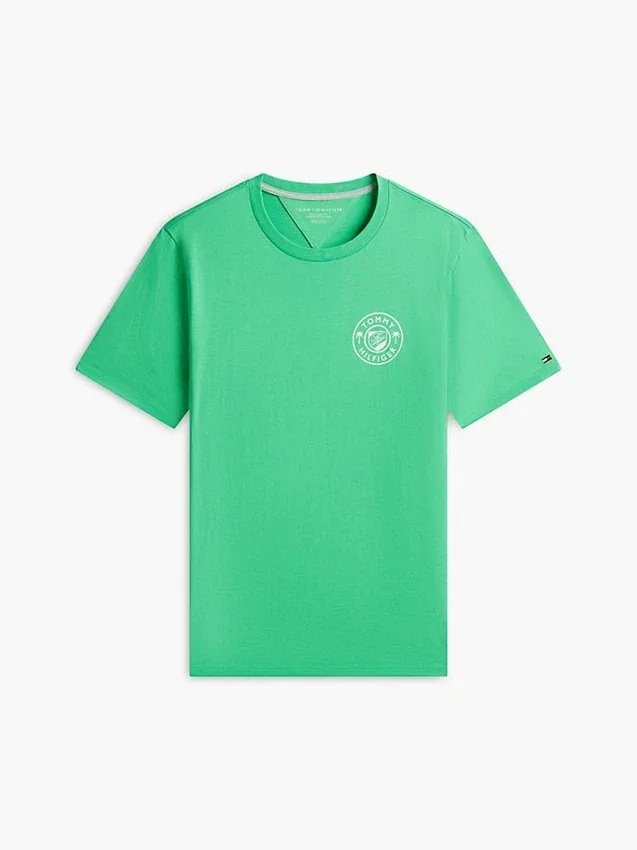 T-shirt com logótipo de palmeira T-shirt com logótipo de palmeira