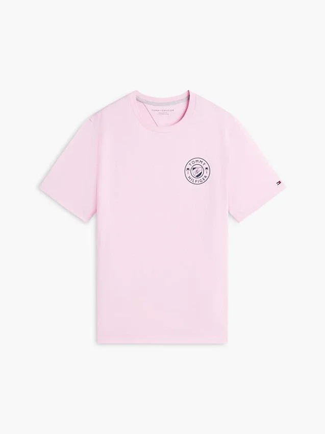 T-shirt com logótipo de palmeira T-shirt com logótipo de palmeira