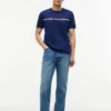 T-shirt com logótipo de riscas Hilfiger T-shirt com logótipo de riscas Hilfiger