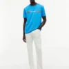T-shirt com logótipo de riscas Hilfiger T-shirt com logótipo de riscas Hilfiger