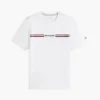 T-shirt com logótipo de riscas Hilfiger T-shirt com logótipo de riscas Hilfiger