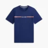 T-shirt com logótipo de riscas Hilfiger T-shirt com logótipo de riscas Hilfiger