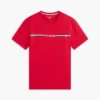 T-shirt com logótipo de riscas Hilfiger T-shirt com logótipo de riscas Hilfiger